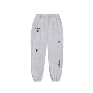 NEW PORT 213 kids love people joggers in grey